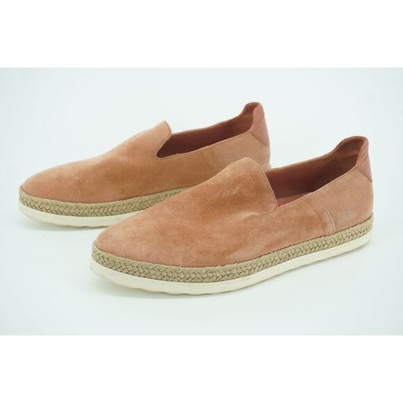 Vince Dillon Suede Platform Espadrille Sneaker New Pink - Picture 6 of 11